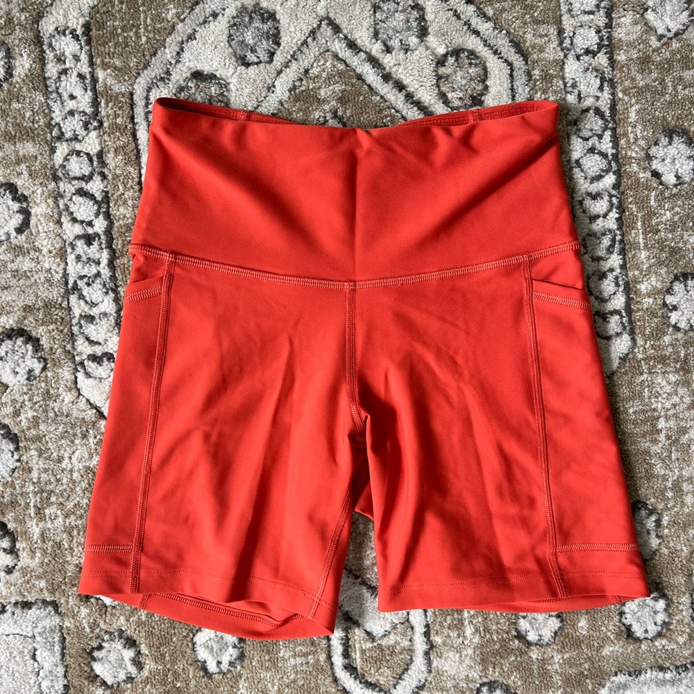 Old Navy Active Wear High-Waisted PowerSoft Biker Shorts -- 6-inch inseam